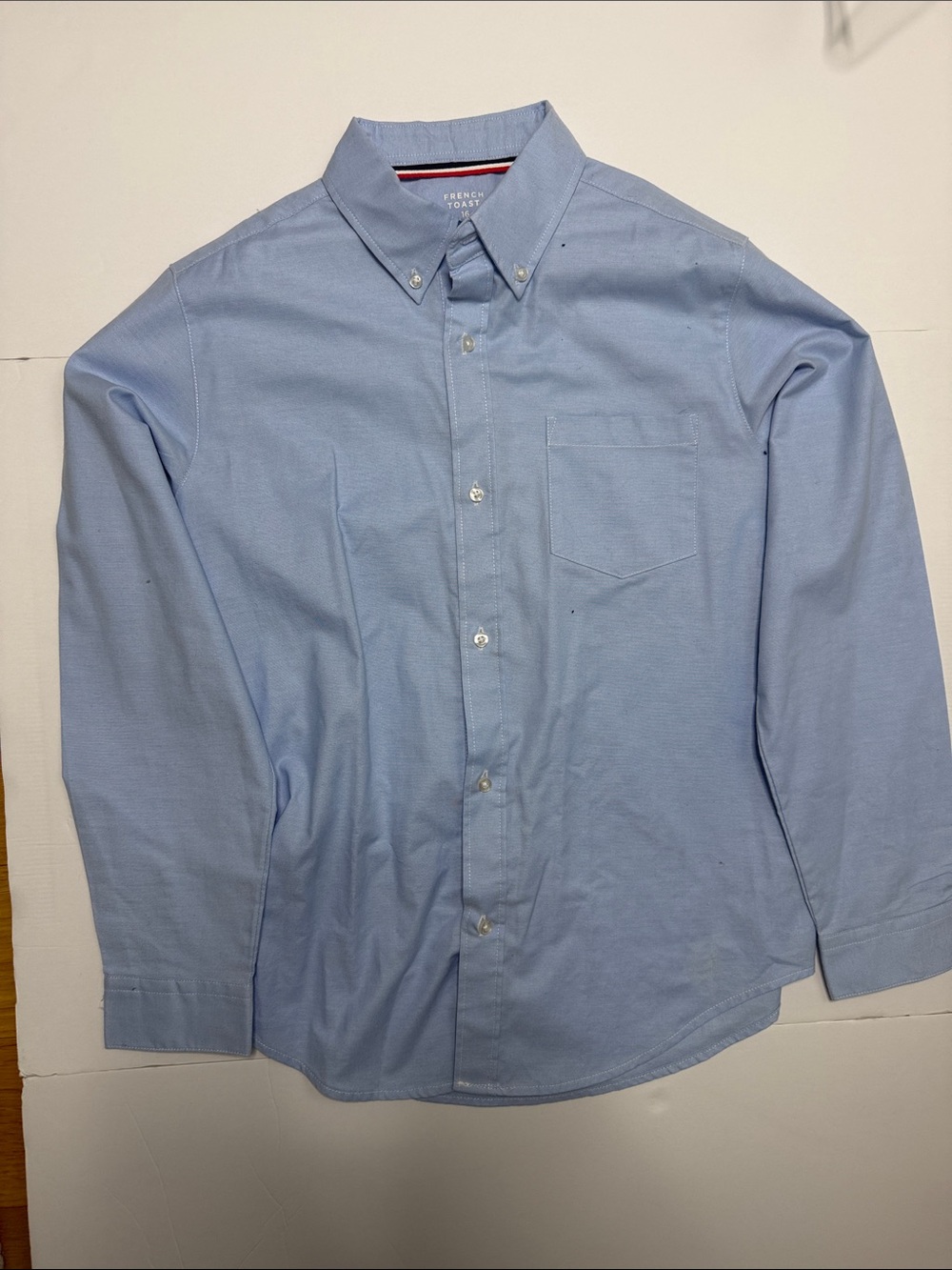 French Toast Light Blue Oxford Button-Down Shirt kids 16